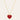 Heart Red Cornelia Paste Necklace