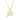 Personalized Gothic Initial Necklace in 14K Gold with Adjustable Box Chain OC