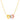Tri-Color Gold Chain Necklace with Three Open Circle Accents roteirojewelry