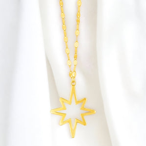 Necklace with North Star Pendant