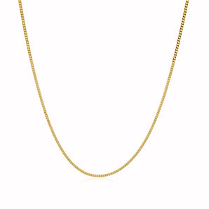 10k Yellow Gold Gourmette Chain 1.0mm (1.00 mm) RCJ