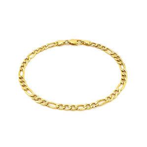 14k Yellow Gold Lite Figaro Bracelet (4.70 mm) RCJ