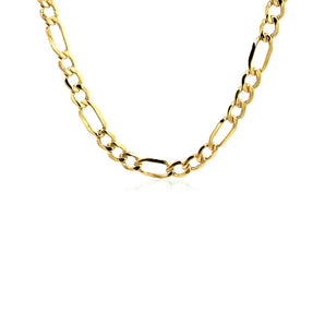 14k Yellow Gold Lite Figaro Chain (5.60 mm) RCJ