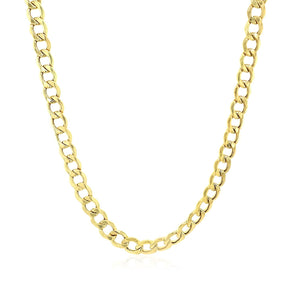 14k Yellow Gold Curb Chain (4.40 mm) RCJ