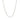 10k White Gold Gourmette Chain  (1.40 mm) RCJ