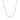 10k White Gold Gourmette Chain  (1.40 mm) RCJ