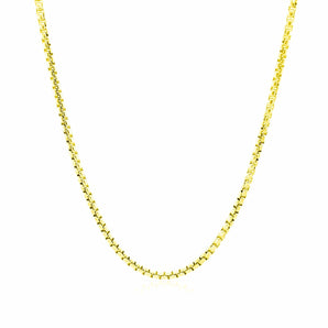14k Yellow Gold Round Box Chain (1.8 mm) RCJ
