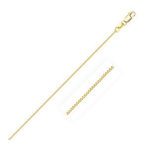 14k Yellow Gold Classic Box Chain (0.60 mm) RCJ