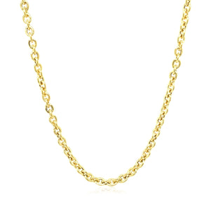 14k Yellow Gold Forsantina Lite Cable Link Chain (2.90 mm) RCJ