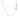 14k White Gold Adjustable Cable Chain (1.10 mm) RCJ