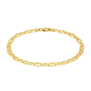 14k Yellow Gold Mariner Link Bracelet (5.10 mm) RCJ
