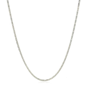 14k White Gold Lumina Pendant Chain (1.00 mm) RCJ