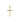 14k Two Tone Gold Cross Pendant RCJ