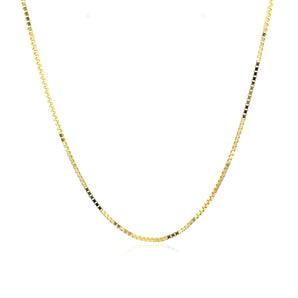 10k Yellow Gold Classic Box Chain (0.94 mm) RCJ