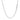 14k White Gold Pendant Chain with Textured Links (2.30 mm) RCJ