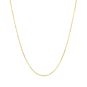 14k Yellow Gold Round Snake Chain (0.70 mm) RCJ