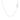14k White Gold Cable Link Chain (0.50 mm) RCJ