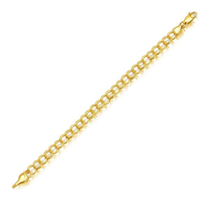 14k Yellow Gold Lite Charm Bracelet (5.00 mm) RCJ