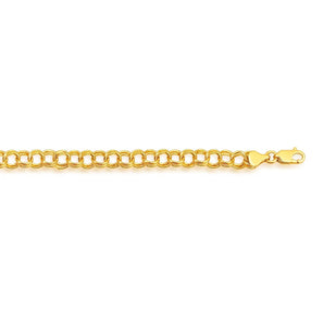 14k Yellow Gold Lite Charm Bracelet (5.00 mm) RCJ
