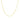 14k Yellow Gold Adjustable Cable Chain (1.10 mm) RCJ