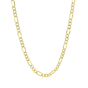 10k Yellow Gold Lite Figaro Chain (3.70 mm) RCJ