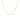 10k Yellow Gold Adjustable Cable Chain (1.10 mm) RCJ
