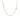 14k White Gold Gourmette Chain 1.0mm (1.00 mm) RCJ