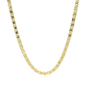 14k Yellow Gold Heart Chain (3.00 mm) RCJ