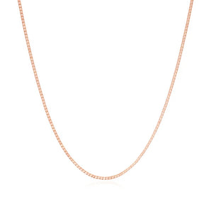 14k Rose Gold Classic Box Chain (0.73 mm) RCJ