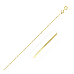 10k Yellow Gold Classic Box Chain (0.60 mm) RCJ