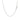 14k White Gold Oval Cable Link Chain (1.50 mm) RCJ