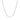 14k White Gold Diamond Cut Cable Link Chain (1.30 mm) RCJ