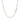 14k White Gold Diamond Cut Cable Link Chain (1.30 mm) RCJ