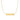 14k Yellow Gold Smooth Flat Horizontal Bar Style Necklace RCJ