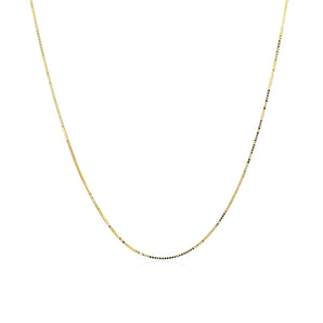 10k Yellow Gold Classic Box Chain (0.45 mm) RCJ