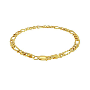 14k Yellow Gold Lite Figaro Bracelet (5.60 mm) RCJ