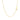 14k Yellow Gold Diamond Cut Round Wheat Chain (0.60 mm) RCJ