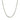 14k White Gold Diamond Cut Cable Link Chain (2.90 mm) RCJ