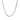 14k White Gold Diamond Cut Cable Link Chain (2.90 mm) RCJ