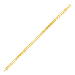14k Yellow Gold Lite Charm Bracelet (4.00 mm) RCJ