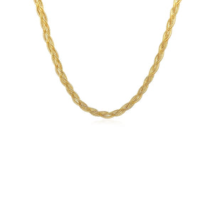14k Yellow Gold Braided Chain (3.50 mm) RCJ