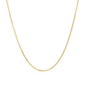 10k Yellow Gold Cable Chain (1.10 mm) RCJ