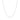 14k White Gold Singapore Chain 0.8mm (0.81 mm) RCJ