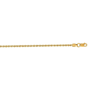 14k Yellow Gold Solid Rope Chain (1.80 mm) RCJ