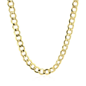14k Yellow Gold Curb Chain (5.30 mm) RCJ