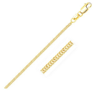 14k Yellow Gold Foxtail Chain (1.00 mm) RCJ