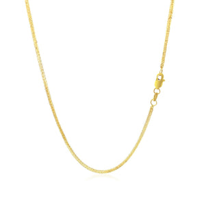 14k Yellow Gold Foxtail Chain (1.00 mm) RCJ