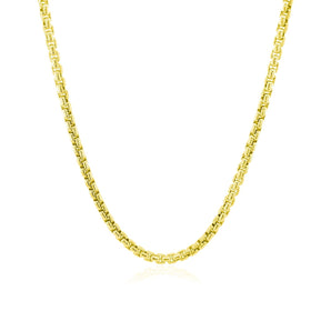 14k Yellow Gold Round Box Chain (2.5 mm) RCJ