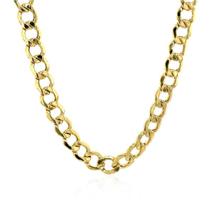 14k Yellow Gold Curb Chain (6.20 mm) RCJ