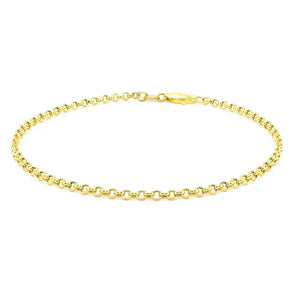 14k Yellow Gold Rolo Bracelet  (2.50 mm) RCJ